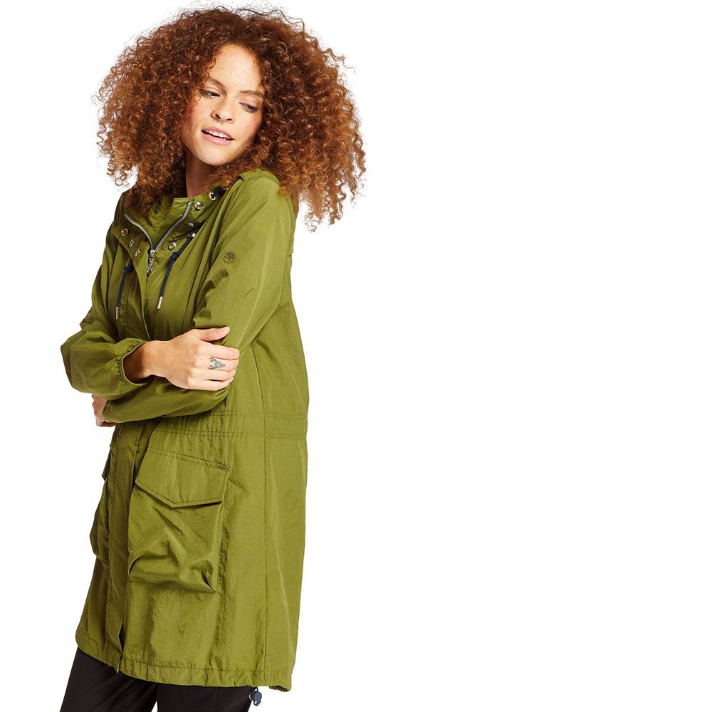 Parka Timberland Mujer Ligera Parka Verde Oliva - Chile VGF-631785